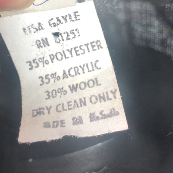 VTG Lisa Gayle Glen Plaid Open Blazer Size Med - Picture 13 of 13